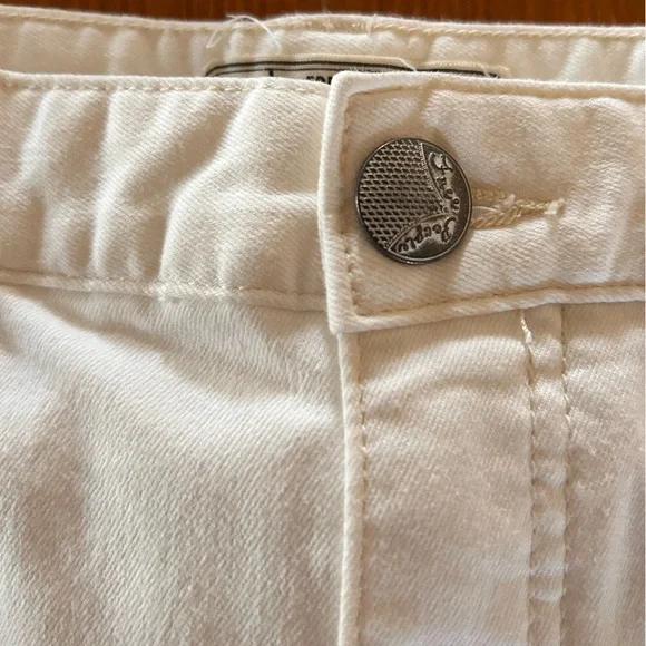 Free People White Skinny Distressed Jeans Size W27 - Picture 6 of 10